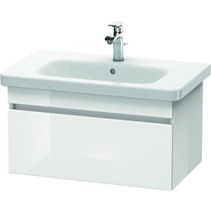 Duravit DuraStyle Waschtisch-Unterschrank DS638102243 73 x 44,8 cm, weiß hochglanz/basalt matt, 1 Auszug, wandhängend