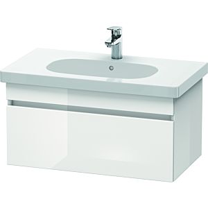 Duravit DuraStyle vasque DS638402243 80 x 45,3 cm, blanc brillant / basalte mat, 2000 coulissant, suspendu