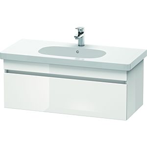Duravit DuraStyle vasque DS638502243 100 x 45,3 cm, blanc brillant / basalte mat, 2000 coulissant, suspendu