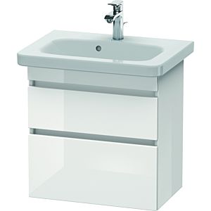 Duravit DuraStyle Waschtisch-Unterschrank DS647903535 58 x 36,8 cm, Eiche terra, 2 Schubkästen, wandhängend
