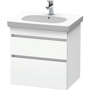 Duravit DuraStyle vanity unit DS648301818 60 x 45.3 cm, matt white, 2 drawers, wall-hung