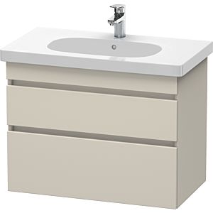 Duravit DuraStyle vasque DS648409191 80 x 45,3 cm, taupe, 2 tiroirs, suspendu