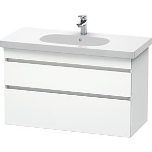 Duravit DuraStyle Waschtisch-Unterschrank DS648501818 100 x 45,3 cm, weiß matt, 2 Schubkästen, wandhängend