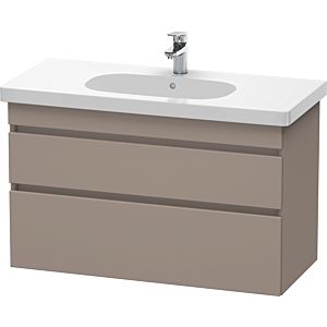 Duravit DuraStyle vanity unit DS648504343 100 x 45.3 cm, basalt matt, 2 drawers, wall-hung