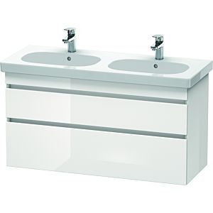 Duravit DuraStyle vasque DS648602222 115 x 45,3 cm, blanc brillant, 2 tiroirs, suspendu