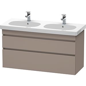 Duravit DuraStyle vanity unit DS648604343 115 x 45.3 cm, basalt matt, 2 drawers, wall-hung