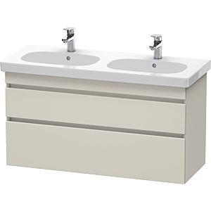 Duravit DuraStyle Waschtisch-Unterschrank DS648609191 115 x 45,3 cm, taupe, 2 Schubkästen, wandhängend