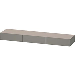 Duravit DuraStyle drawer shelf DS827304343 180 x 44 cm, 3 drawers, basalt matt, with console support