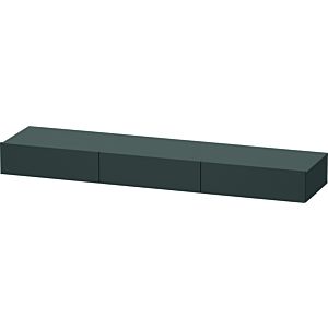 Duravit DuraStyle Schubkastenablage DS827304949 180 x 44 cm, 3 Schubkästen, graphit matt, mit Konsolenträger