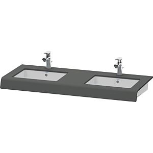 Duravit DuraStyle washbasin console DS829C04949 55x80x10cm, 2 cut-outs, matt graphite