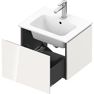 Duravit L-Cube vanity unit LC611802222 52x39.1x40cm, 2000 pull-out, wall-hung, white high gloss