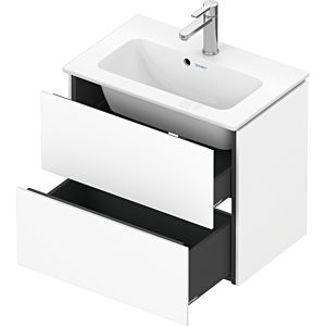 L-Cube Duravit vasque LC625601818 62 x 39, 2000 cm, blanc mat, 2 tiroirs, suspendu
