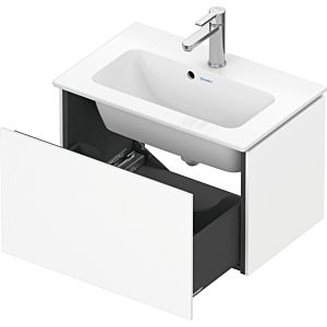 Duravit L-Cube vanity unit LC615601818 62 x 39, 2000 cm, matt white, 2000 pull-out, wall-hung