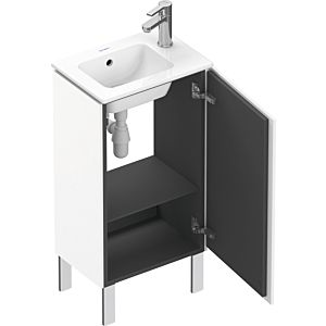 L-Cube Duravit vasque LC6273R1818 42x29,4x70,4cm, debout, porte à droite, blanc mat