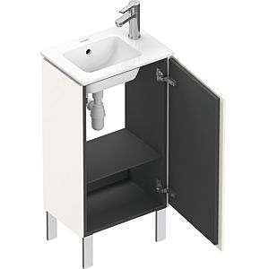 L-Cube Duravit vasque LC6273R2222 42x29,4x70,4cm, debout, porte à droite, blanc haute brillance