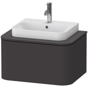 Duravit Happy D.2 Duravit match0 HP494008080 35,4 x 65 x 48 cm, coulissant 2000 , pour console, graphite supermatt