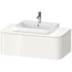 Duravit Happy D.2 HP494102222 35,4 x 100 x 55 cm, coulissant 2000 , console, pour Vasques  à poser , blanc brillant