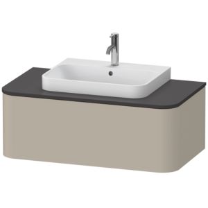 Duravit Happy D.2 HP494106060 35,4 x 100 x 55 cm, coulissant 2000 , console, pour Vasques  à poser , taupe Vasques  à poser mat