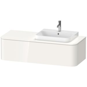 Duravit Happy D.2 HP4942R2222 35,4 x 130 x 55 cm, coulissant 2000 , pour Vasques  à poser , droit, blanc brillant