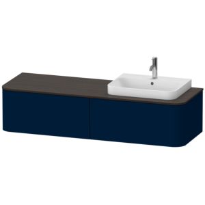 Duravit Happy D.2 Duravit Happy D.2 HP4944R9898 35.4 x 160 x 55 cm, 2 Wash Bowls , for Wash Bowls , right, Wash Bowls blue Wash Bowls