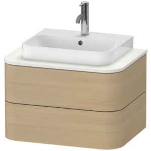 Duravit Happy D.2 Duravit match0 HP496007171 40,8 x 65 x 48 cm, 2 tiroirs, pour console, chêne méditerranéen