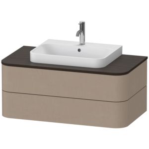 Duravit Happy D.2 Waschtisch-Unterschrank HP496107575 40,8 x 100 x 55 cm, 2 Schubkästen, für Möbelwaschtisch, leinen