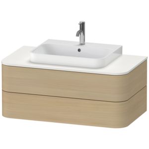 Duravit Happy D.2 HP497107171 40,8 x 100 x 55 cm, 2 tiroirs, pour Vasques  à poser , chêne méditerranéen