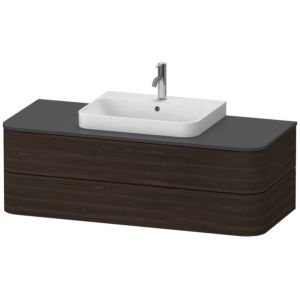 Duravit Happy D.2 Duravit Happy D.2 HP497206969 40.8 x 130 x 55 cm, 2 drawers, for Wash Bowls , brushed walnut