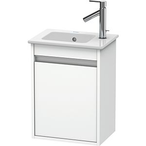 Duravit Ketho Waschtisch-Unterschrank KT6417L1818 40x28,5x55cm, wandhängend, Tür links, weiß matt
