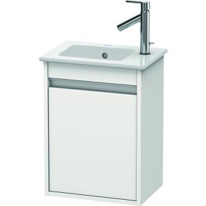 Ketho Duravit vasque KT6417L2222 40x28,5x55cm, suspendu, porte à gauche, blanc brillant