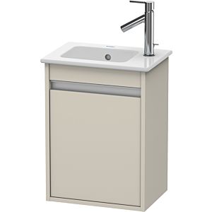 Duravit Ketho Waschtisch-Unterschrank KT6417L9191 40x28,5x55cm, wandhängend, Tür links, Taupe