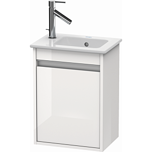 Ketho Duravit vasque KT6417R2222 40x28,5x55cm, suspendu, porte à droite, blanc brillant