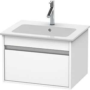 Duravit Ketho Waschtisch-Unterschrank KT641801818 60 x 47,5 cm, weiß matt, 1 Auszug, wandhängend