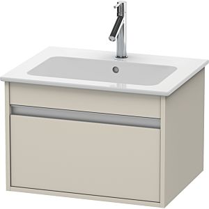 Duravit Ketho Waschtisch-Unterschrank KT641809191 60 x 47,5 cm, Taupe, 1 Auszug, wandhängend