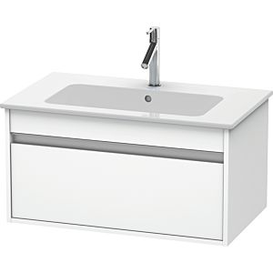Duravit Ketho Waschtisch-Unterschrank KT641901818 80 x 47,5 cm, weiß matt, 1 Auszug, wandhängend