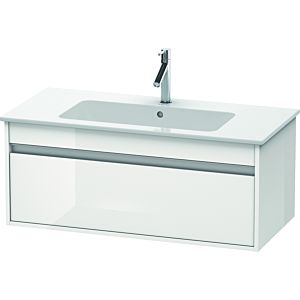 Duravit Ketho Waschtisch-Unterschrank KT642002222 100 x 47,5 cm, weiß hochglanz, 1 Auszug, wandhängend