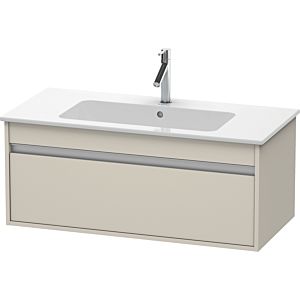 Duravit Ketho vanity unit KT642009191 100 x 47.5 cm, Taupe , 2000 pull-out, wall-hung