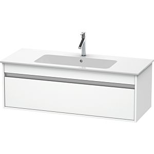 Duravit Ketho vanity unit KT642101818 120 x 47.5 cm, matt white, 2000 pull-out, wall-hung