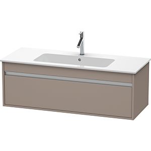 Duravit Ketho vanity unit KT642104343 120 x 47.5 cm, basalt matt, 2000 pull-out, wall-hung
