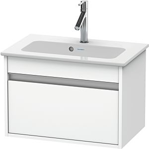 Ketho Duravit vasque KT642201818 60 x 38,5 cm, blanc mat, 2000 coulissant, suspendu