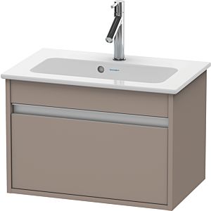 Duravit Ketho vanity unit KT642204343 60 x 38.5 cm, basalt matt, 2000 pull-out, wall-hung