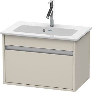 Duravit Ketho Waschtisch-Unterschrank KT642209191 60 x 38,5 cm, Taupe, 1 Auszug, wandhängend
