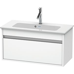 Duravit Ketho vanity unit KT642301818 80 x 38.5 cm, matt white, 2000 pull-out, wall-hung