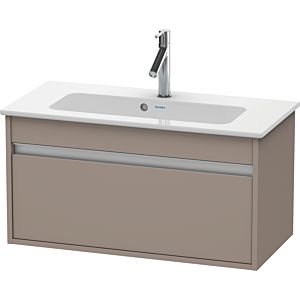Duravit Ketho Waschtisch-Unterschrank KT642304343 80 x 38,5 cm, basalt matt, 1 Auszug, wandhängend