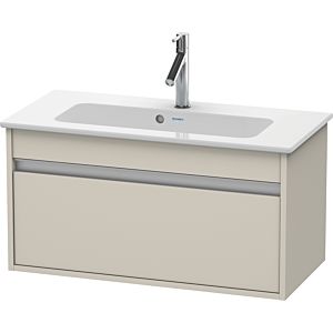 Duravit Ketho vanity unit KT642309191 80 x 38.5 cm, Taupe , 2000 pull-out, wall-hung