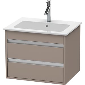 Duravit Ketho vanity unit KT642804343 60 x 47.5 cm, basalt matt, 2 drawers, wall-hung