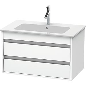 Duravit Ketho vanity unit KT642901818 80 x 47.5 cm, matt white, 2 drawers, wall-hung