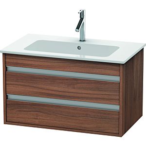 Duravit Ketho Waschtisch-Unterschrank KT642907979 80 x 47,5 cm, nussbaum natur, 2 Schubkästen, wandhängend