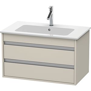 Duravit Ketho vanity unit KT642909191 80 x 47.5 cm, Taupe , 2 drawers, wall-hung