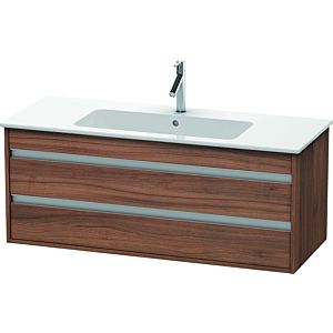 Ketho Duravit vasque KT643107979 120 x 47,5 cm, noyer naturel, 2 tiroirs, suspendu